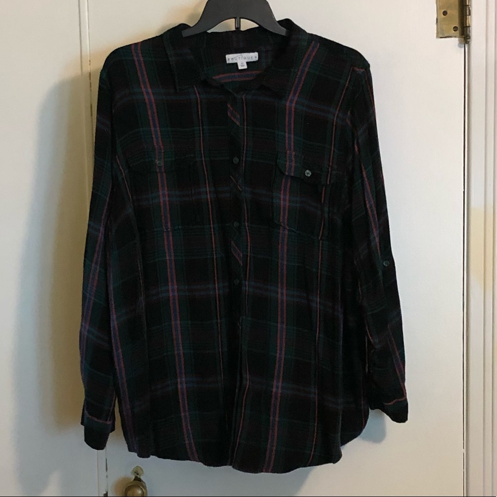 Plaid Button down Shirt - Picture 2 of 5
